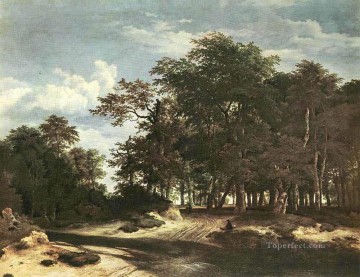 Jacob van Ruisdael Painting - El gran bosque Jacob Isaakszoon van Ruisdael